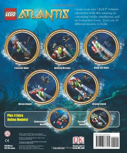 LEGO Atlantis: Brickmaster DK ISBN9780756668532 image 1