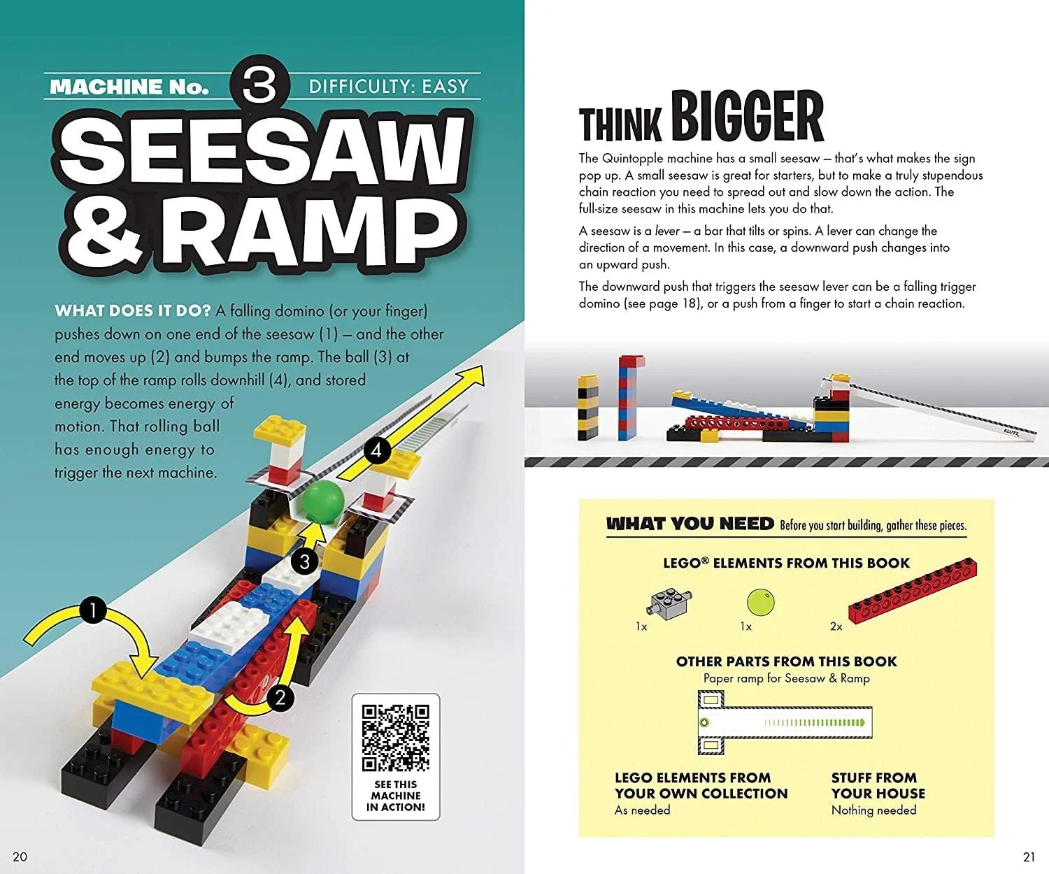 Lego Junior Engineer, build a chain reaction Klutz ISBN9787304099756 image 5