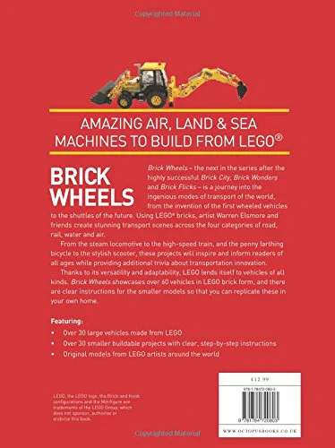 Brick Wheels: Amazoning Air, Land and Sea Machines to Build from LEGO Mitchell Beazley ISBN9781784720803 image 1