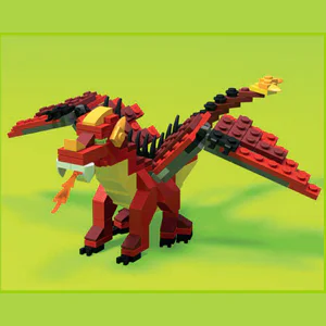 Brick Animals: 40 Clever & Creative Ideas to Make from LEGO (US Education) Barron's Educational ISBN9781438008806 image 4