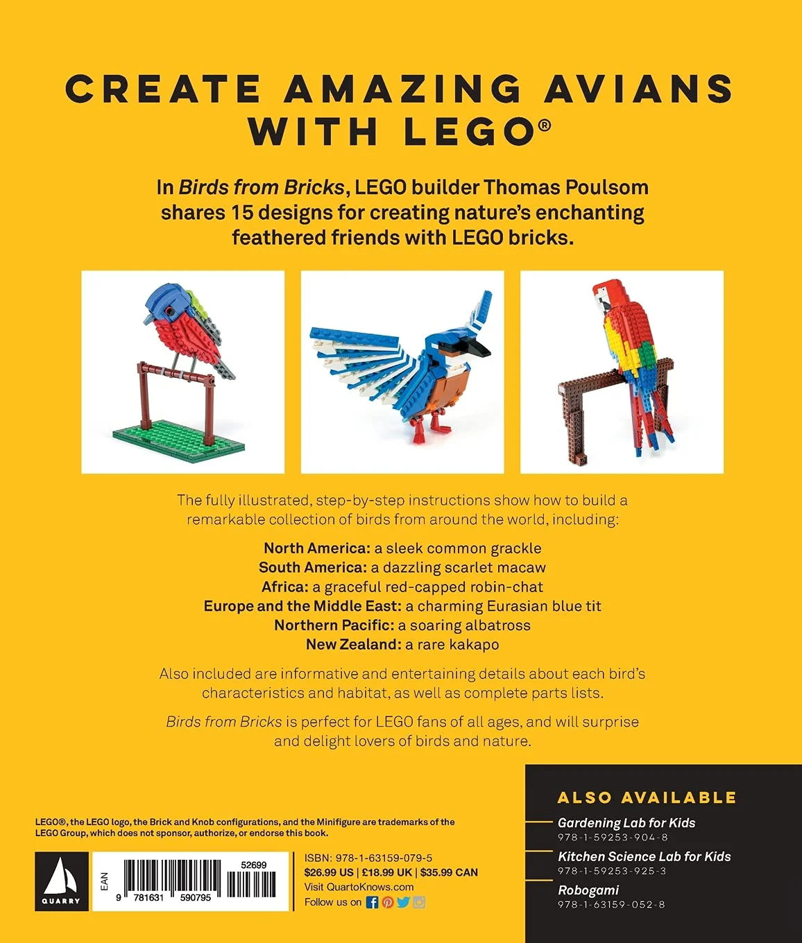 Lego's Great House: Wonder Birds Quarry ISBN9781631590795 image 2