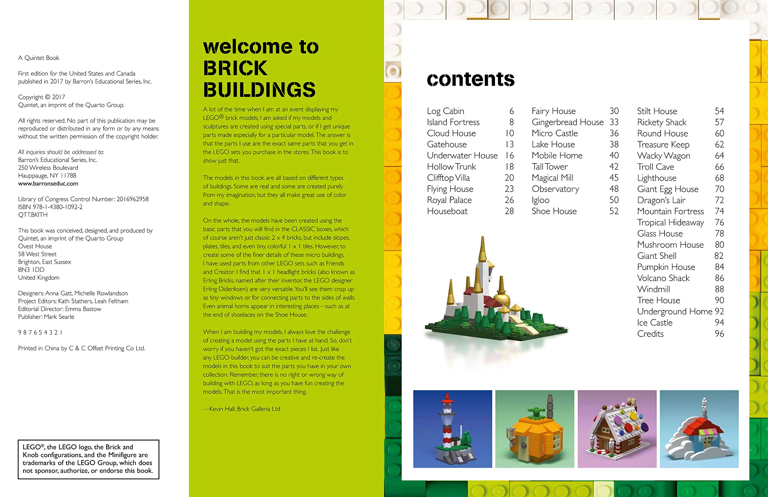 LEGO CLSIC CLASSIC SET-UP GUIDE: EXTRAORDINARY ARCHITECTURE Barron's Educational ISBN9781438010922 image 2