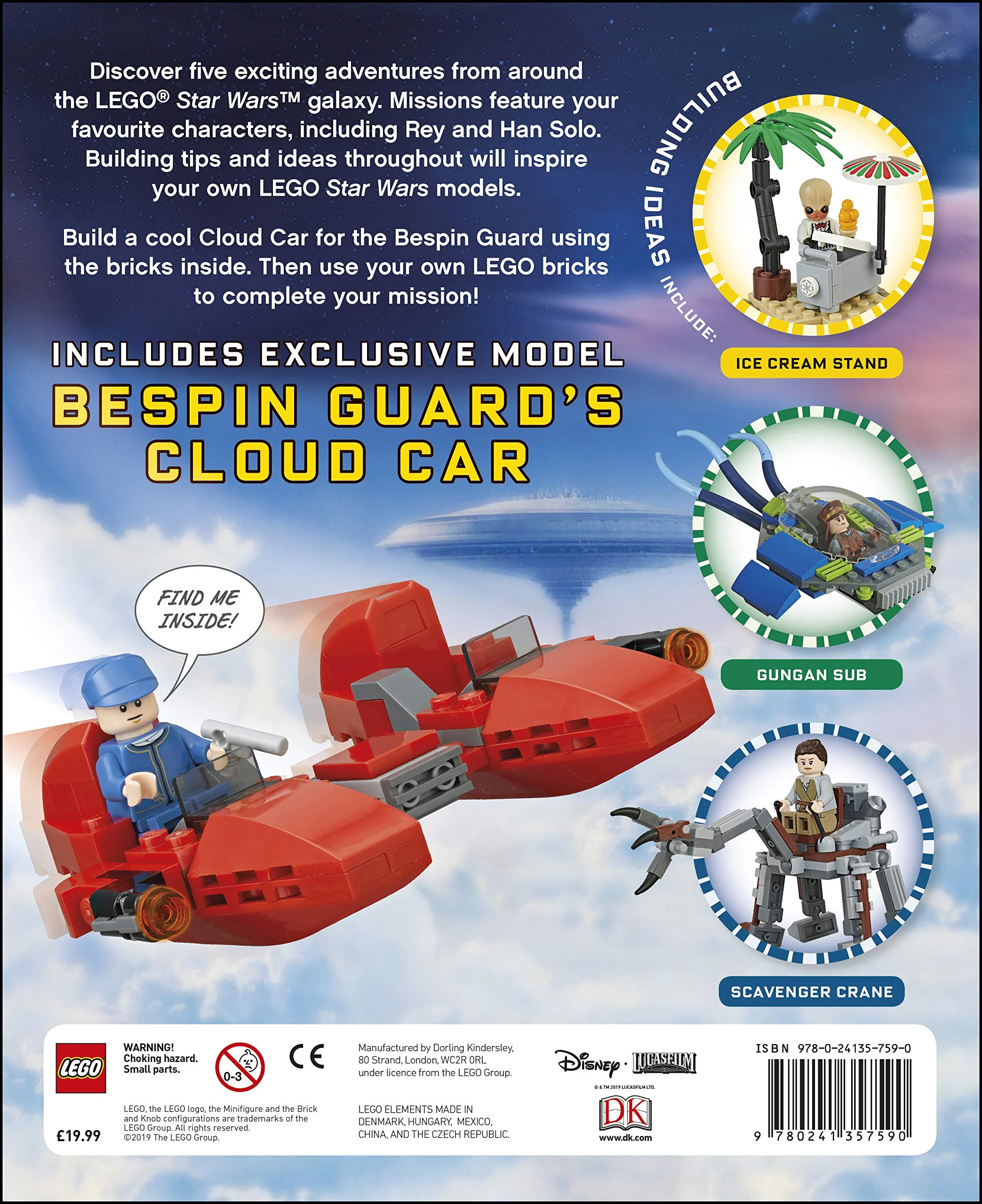 Star Wars Build Your Own Adventure: Galactic Missions DK ISBN9780241357590 image 1