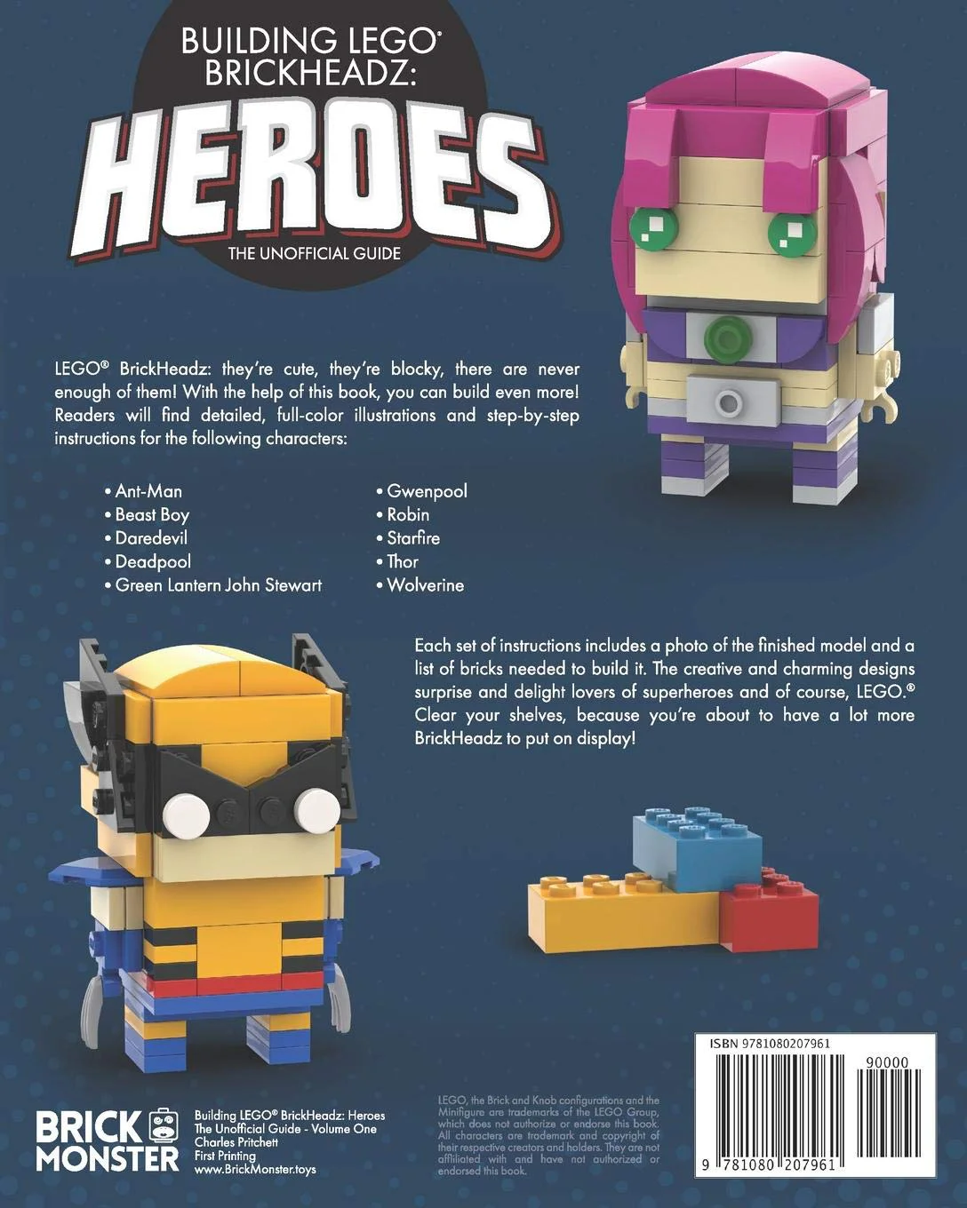Building LEGO Brick Headz Heroes Independently ISBN9781080207961 image 1