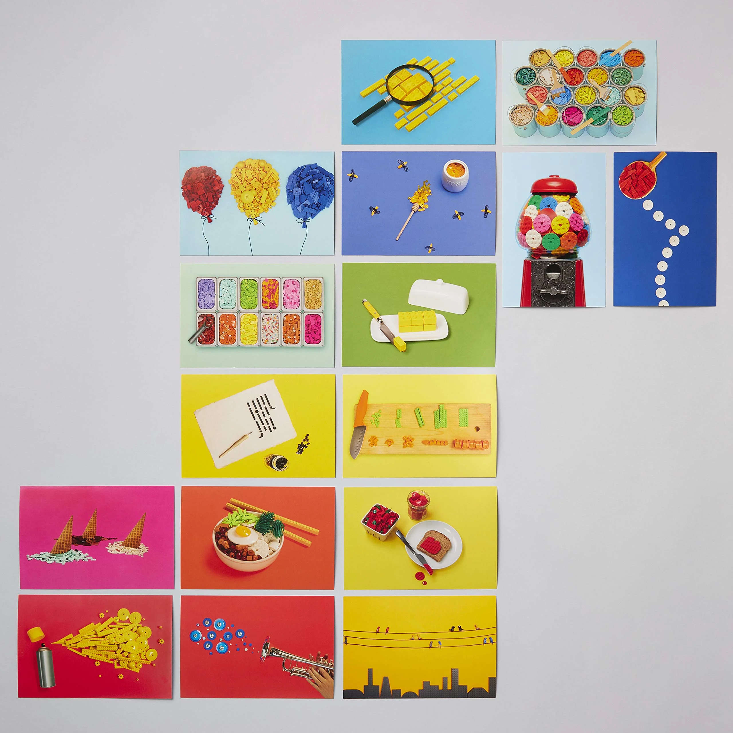 LEGO Still Life with Bricks: 100 Collectible Postcards Chronicle ISBN9781452179643 image 9
