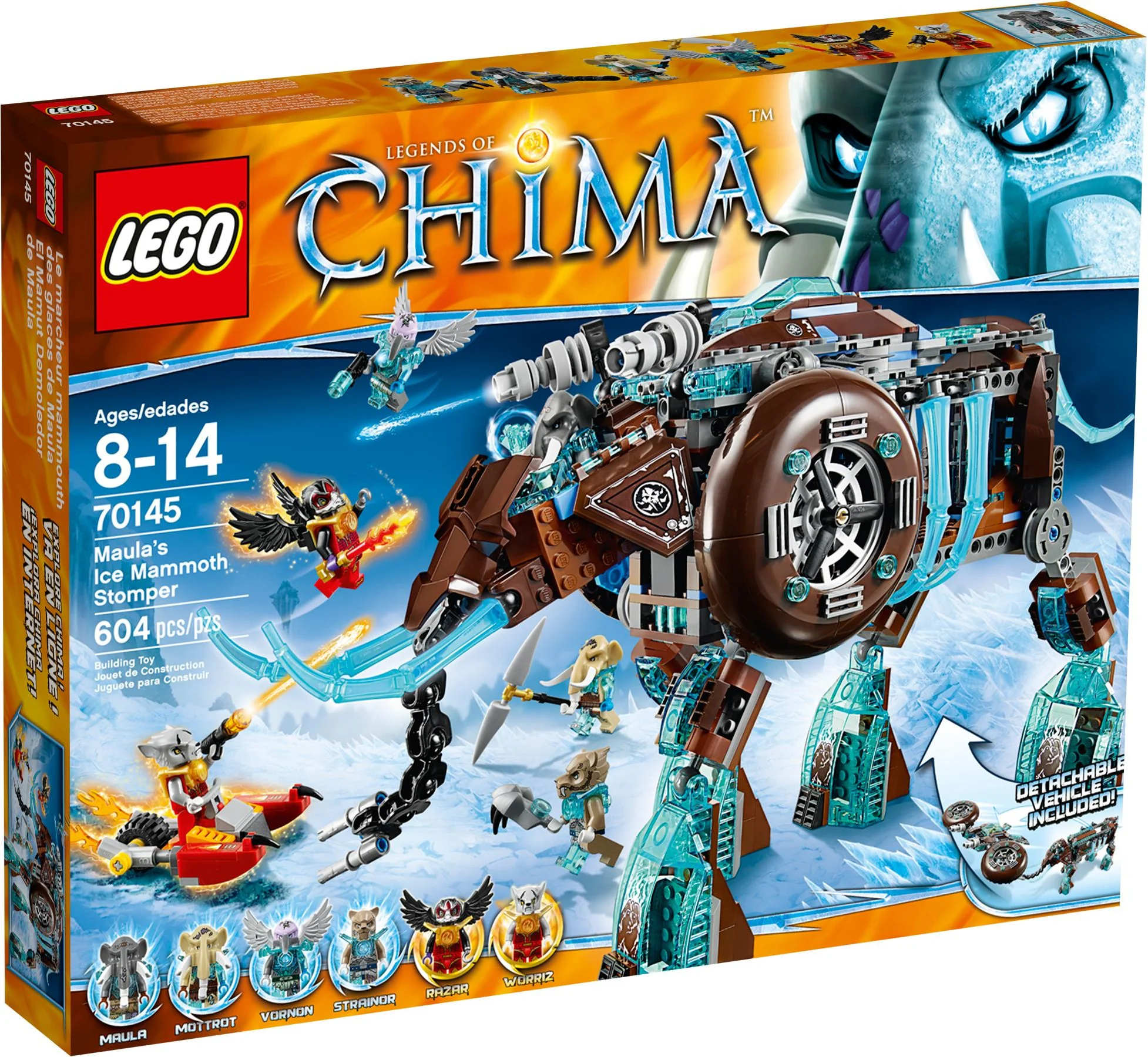 Qi Gong Legend: The Queen of Elephants' Frosty Machine Mammoth Elephant 04010 image 1