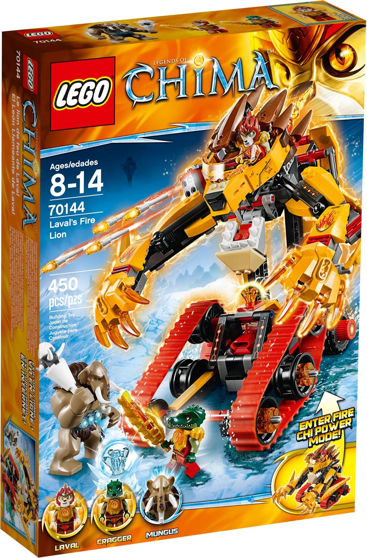 Martial Arts Legend: Unbeatable Lion's Blazing Golden Tiger War Chariot 04009 image 1