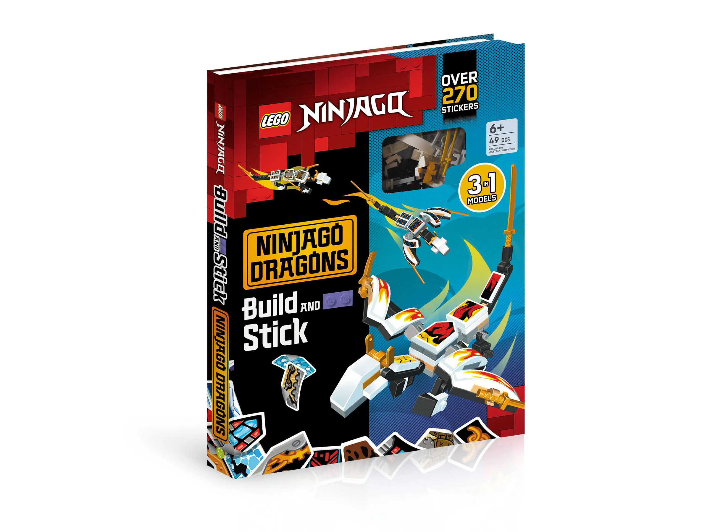 Build and Stick: NINJAGO Dragons DK ISBN9781728257907 image 1