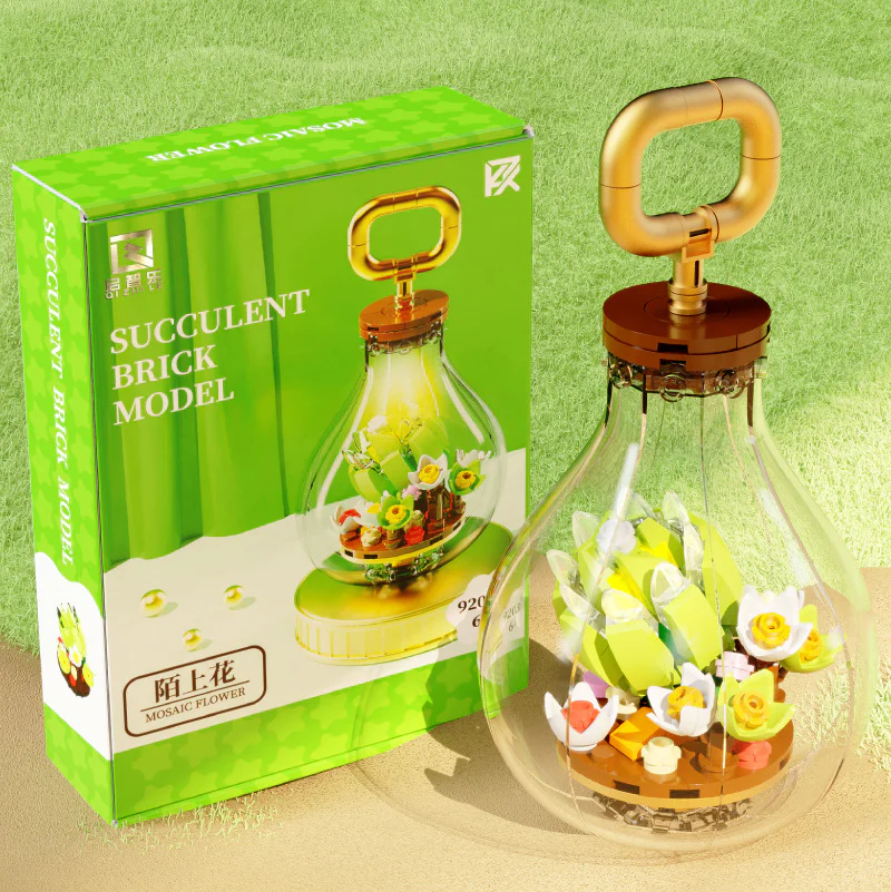 Light bulbs with meat: strange flowers 启智乐 92030 image 2