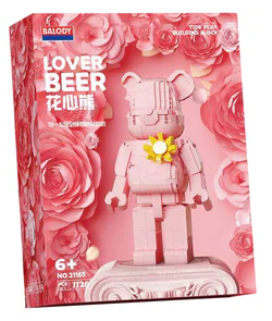 Panda Bear: Pink Bear Flower