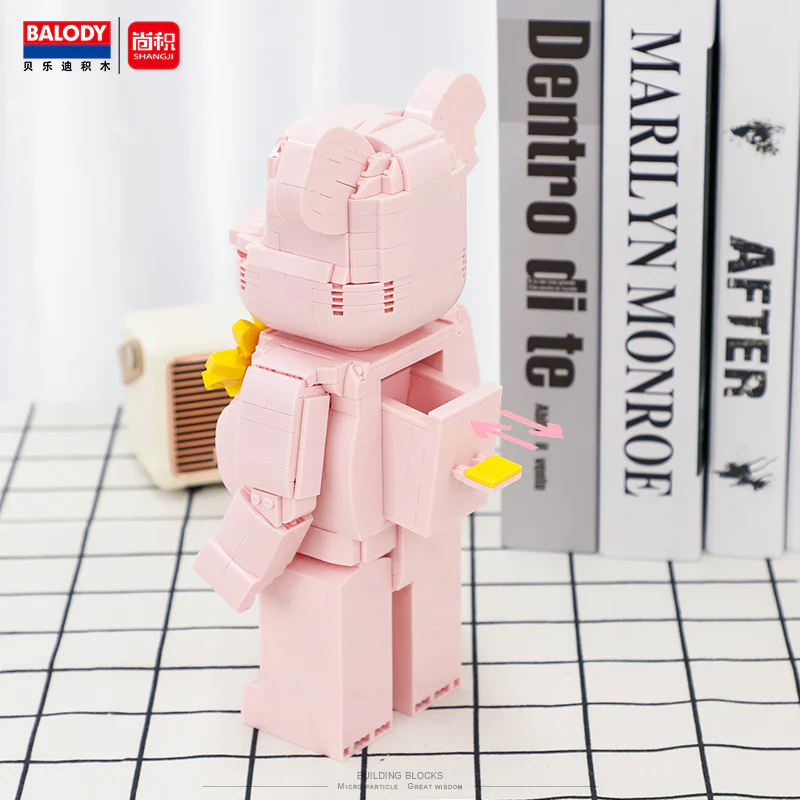 Panda Bear: Pink Bear Flower BALODY 21165 image 5