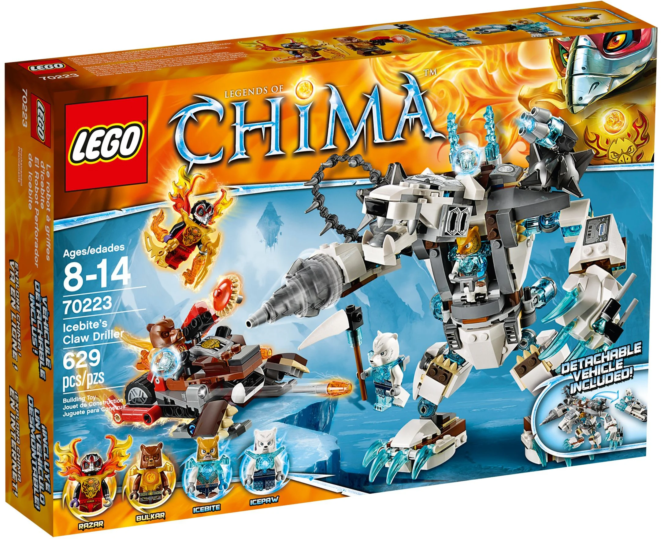 Martial Arts Legend: Ice Bear King's Super Robot Giant Panda 04016 image 1