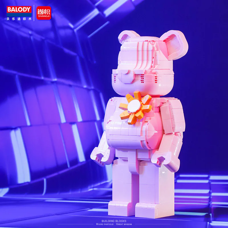 Panda Bear: Pink Bear Flower BALODY 21165 image 7