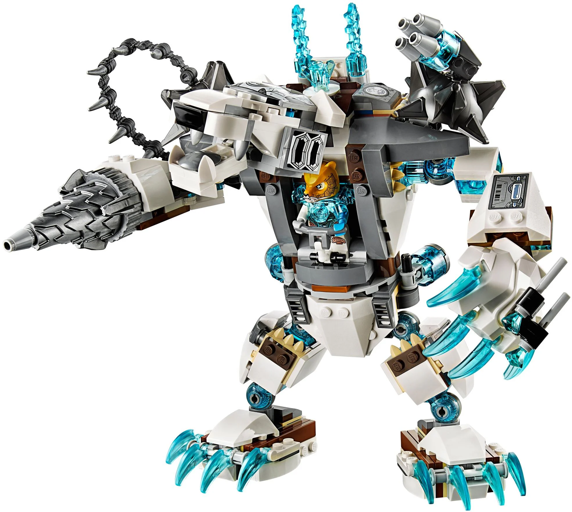 Martial Arts Legend: Ice Bear King's Super Robot Giant Panda 04016 image 3