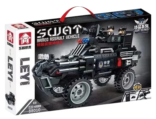 SWAT armed assault vehicle 乐毅积木 88010