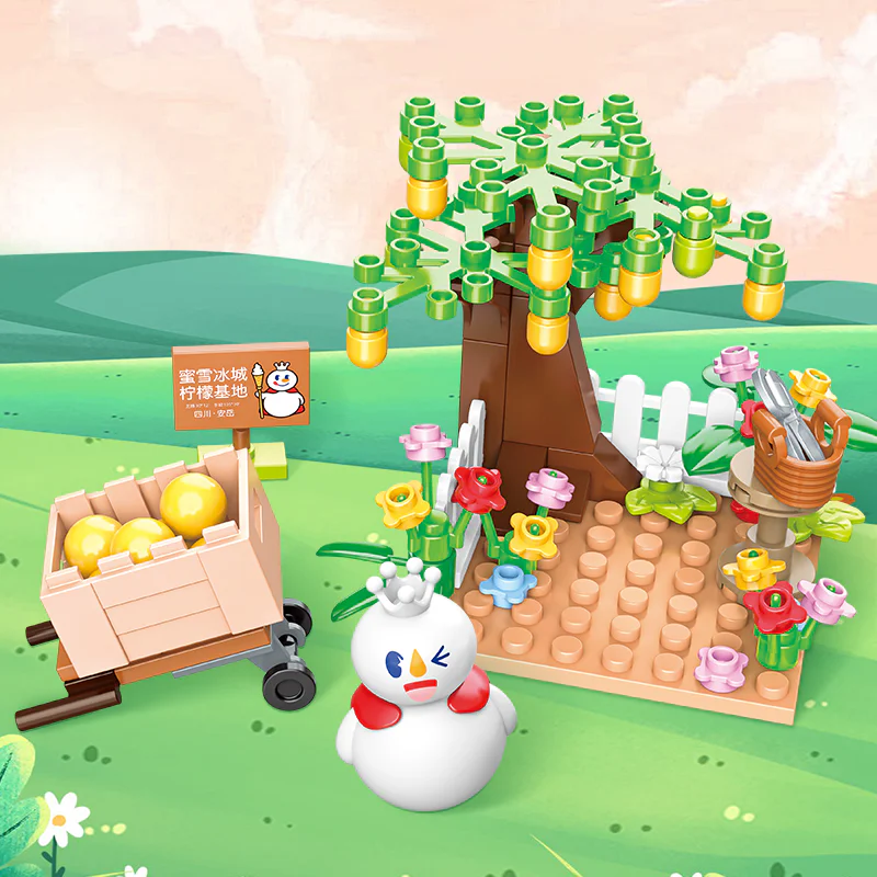 Miyuki Ice City: Snow King lemon orchard 佳奇积木 JAKI A820001 image 1