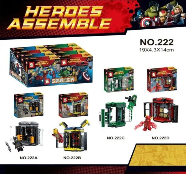 Genacu 4. Batman, Iron Man, Arrow, Flash SY222