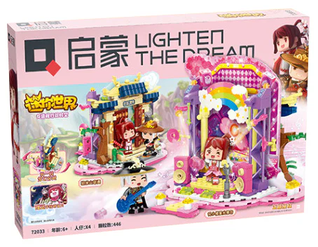 Miniworld: Two-Time Spaces in the Flower-Speeching Line 启蒙 QMAN/ENLIGHTEN/Keeppley 72033 image 1