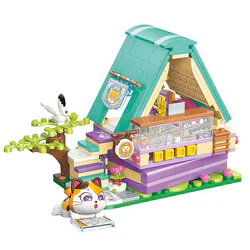 Fancy Street Fat Homecat: Three Flowers Comic House