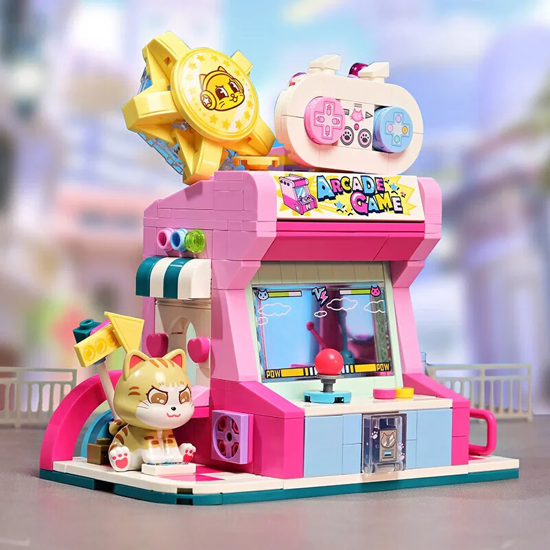 Fun Street Fat Homecat: Little Orange Game House 启蒙 QMAN/ENLIGHTEN/Keeppley K28019 image 1