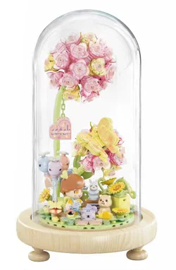 A picnic with flowers