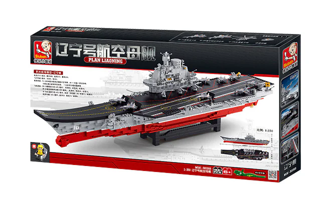 Large Liao Ning carrier 1:350 小鲁班 Sluban M38-B0388 image 1