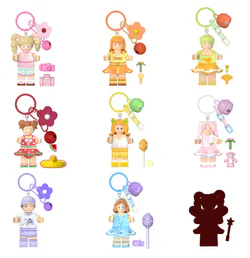 Fruits, honey: Taste girls with key buttons