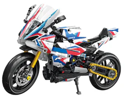 Incandescent vehicles: blue transformer motorcycles