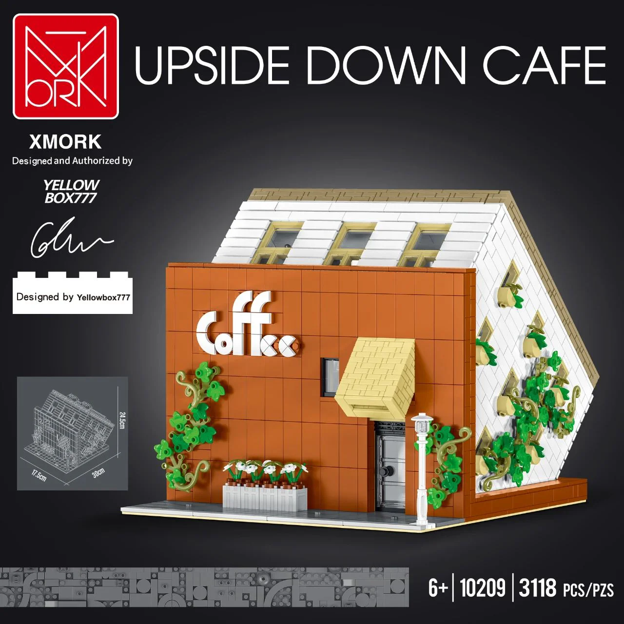 Turn the coffee house upside down 型玩模客 MORKMODEL 10209 image 3