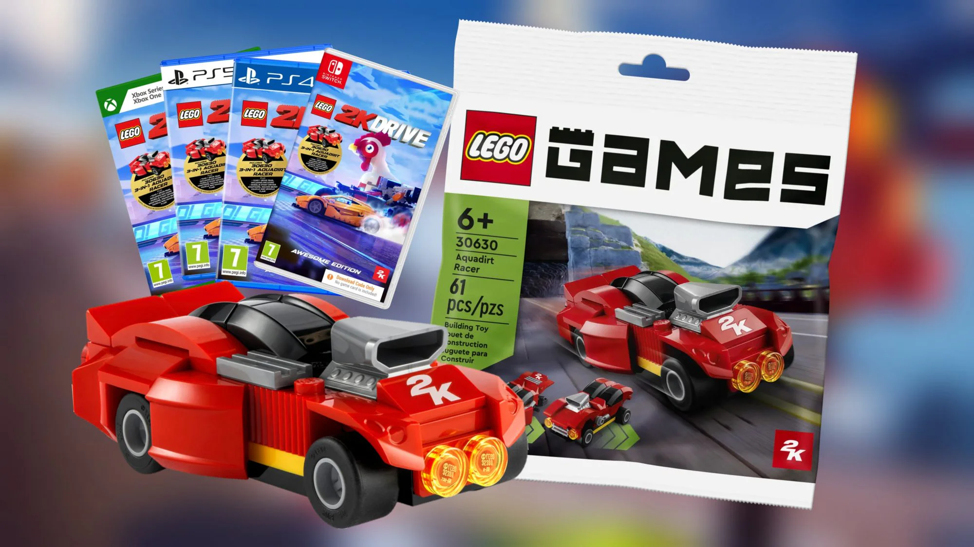 LEGO 2K Drive: Aquadirt Racer 乐高 LEGO 30630 image 4