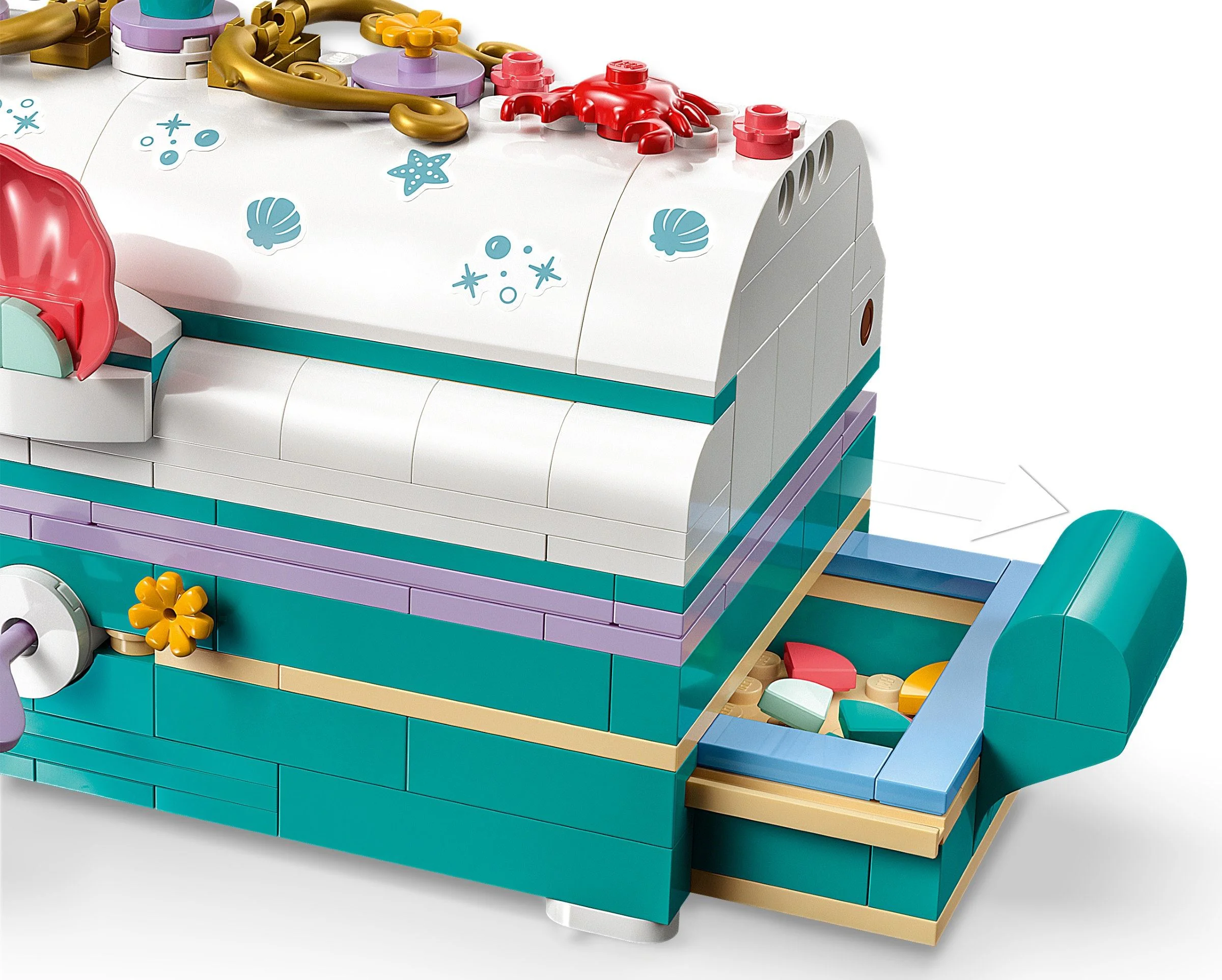Mermaid: Ariel's treasure box 乐高 LEGO 43229 image 4