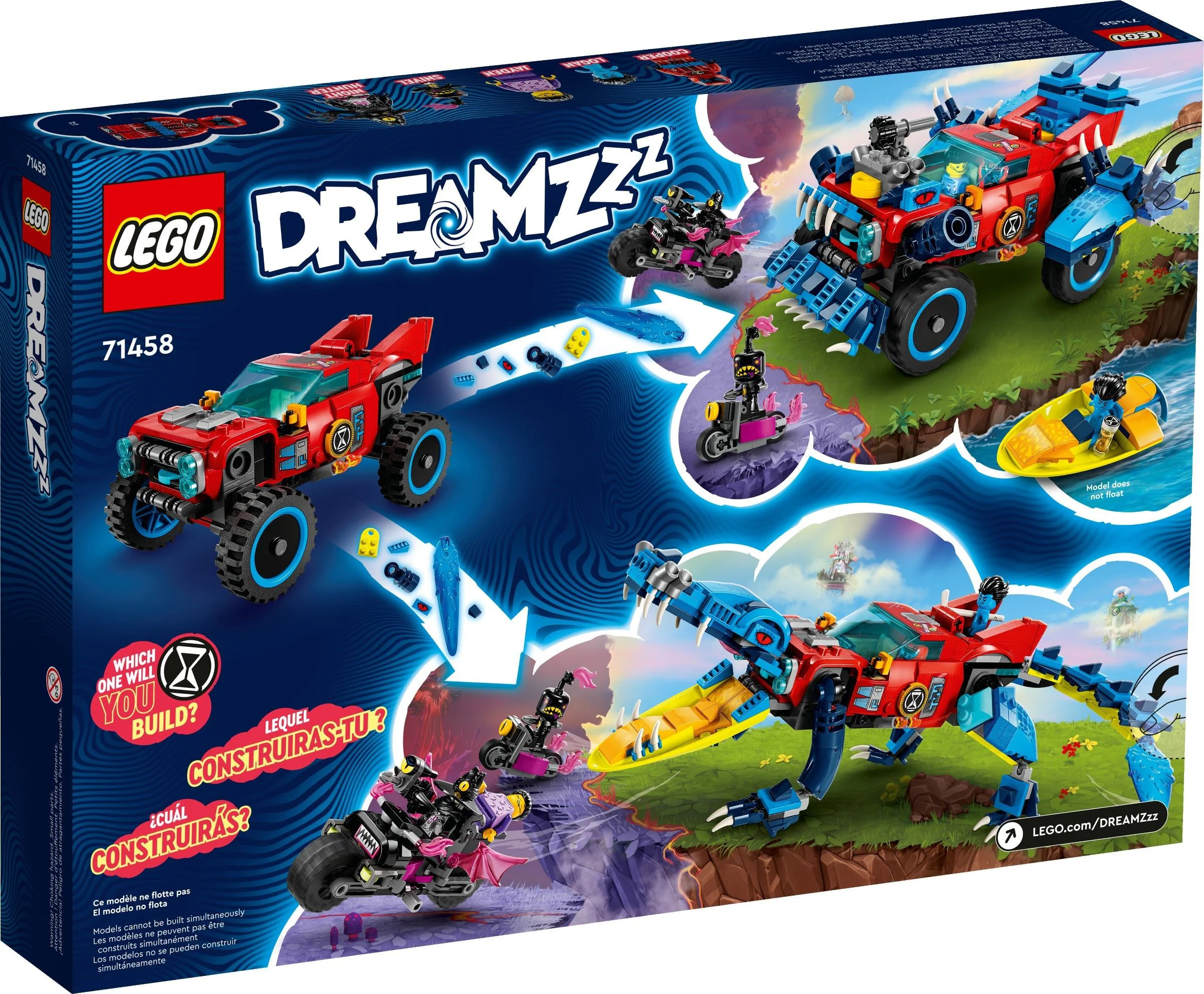 DREAMZZZ: Crocodile car 乐高 LEGO 71458 image 2
