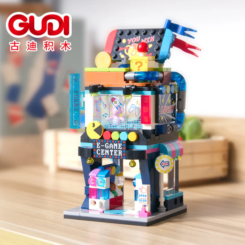Dream Street View 4 Maple Leaf Café, Carnival Pet Shop, Yingchuan Wine House, Fun City 古迪 GUDI 51012B image 8