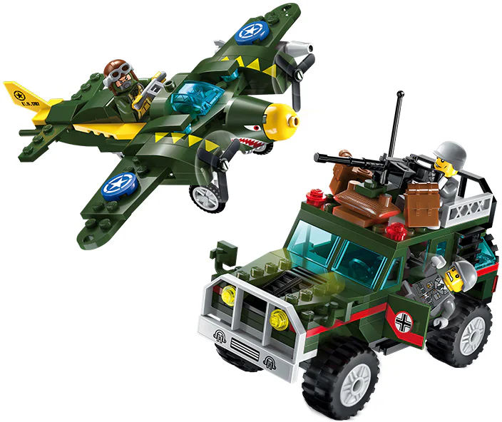 Field series: air strikes on armed vehicles 启蒙 QMAN/ENLIGHTEN/Keeppley 1707