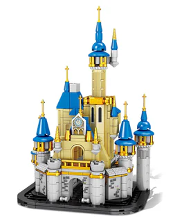 Romantic fireworks castle