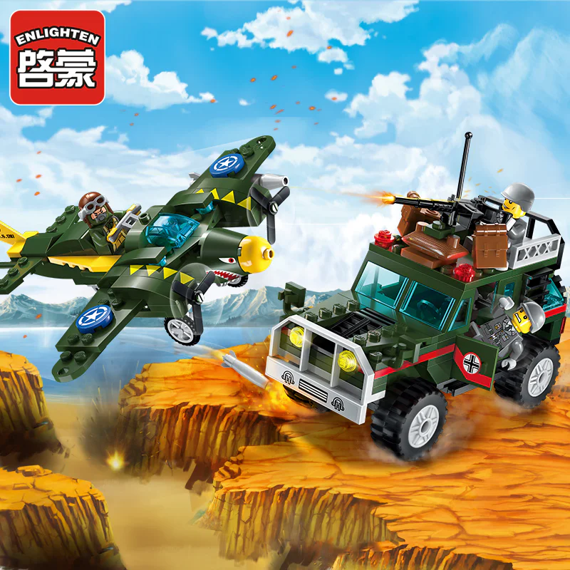 Field series: air strikes on armed vehicles 启蒙 QMAN/ENLIGHTEN/Keeppley 1707 image 1