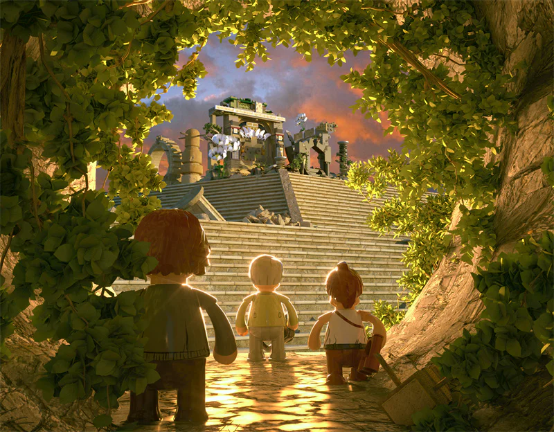 Jungle temple ruins Amazing Brick F9010 image 1