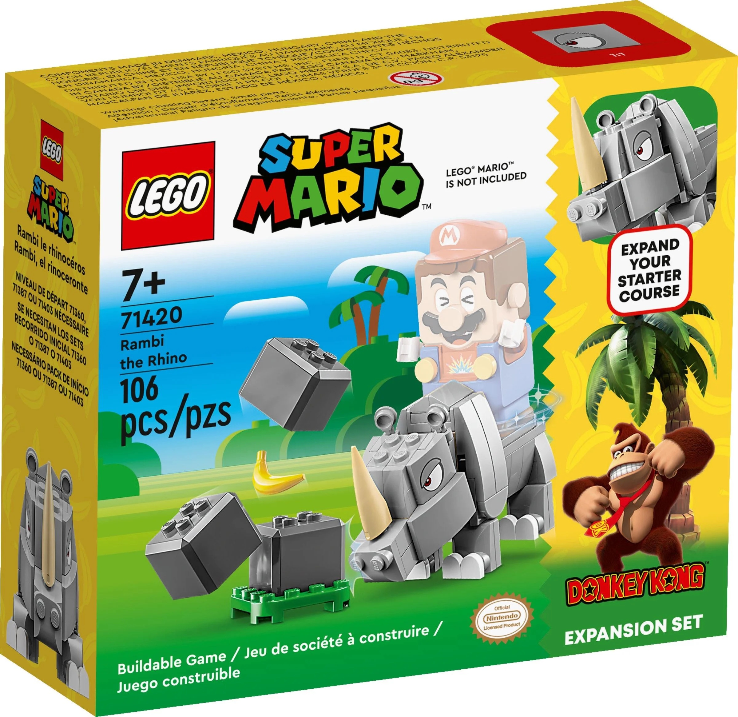Rhino Ranby Extension Level 乐高 LEGO 71420 image 1