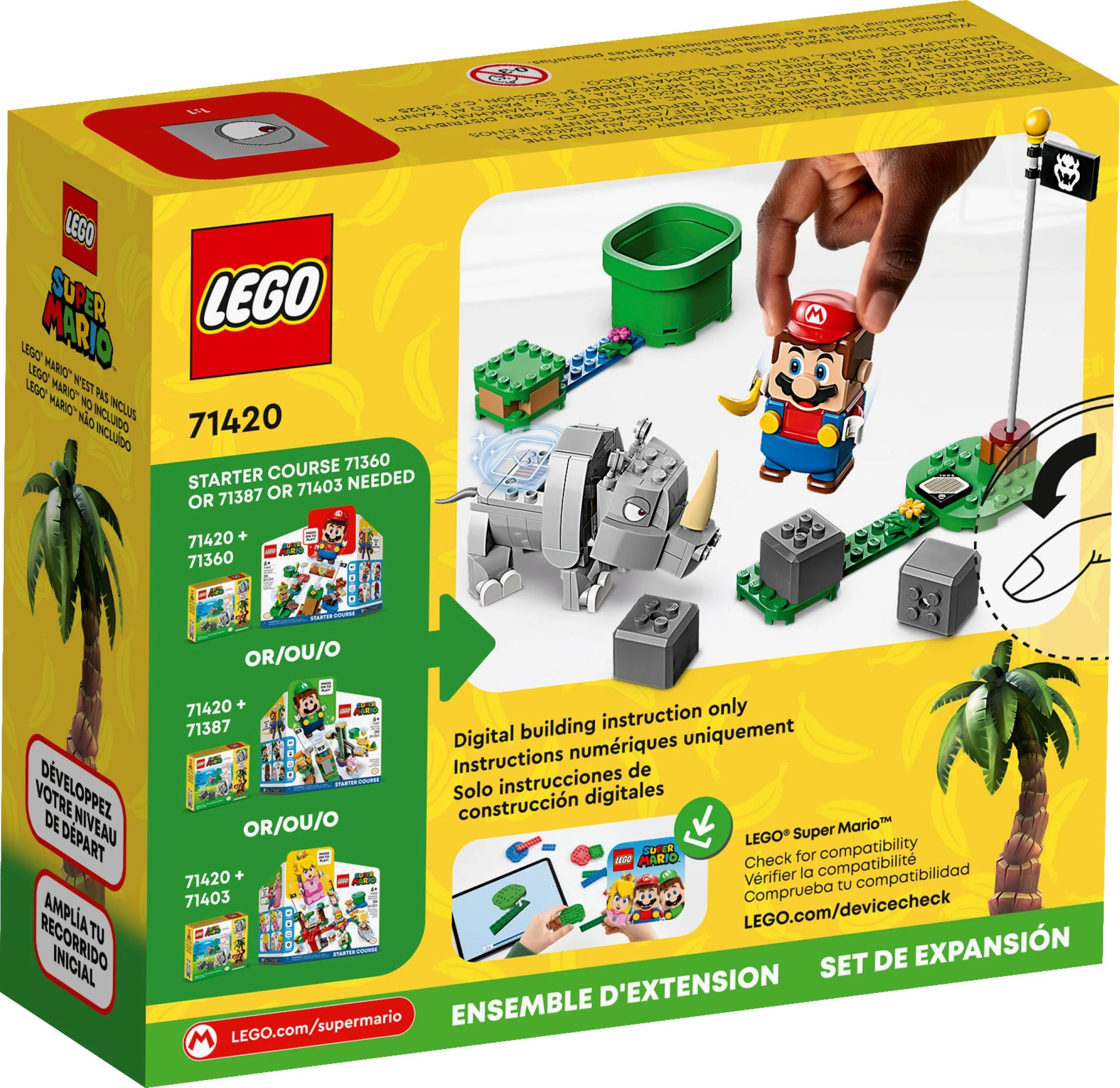 Rhino Ranby Extension Level 乐高 LEGO 71420 image 2