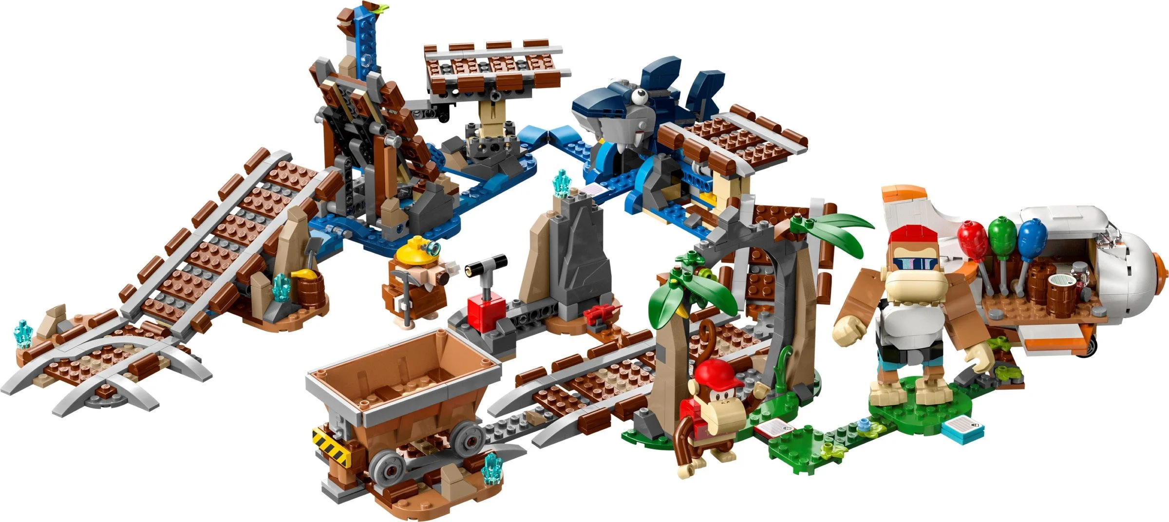 Dydecoon's trip to the mine truck extends the gate 乐高 LEGO 71425