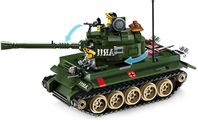 Field series: tank counter-attack 启蒙 QMAN/ENLIGHTEN/Keeppley 1711 image 1