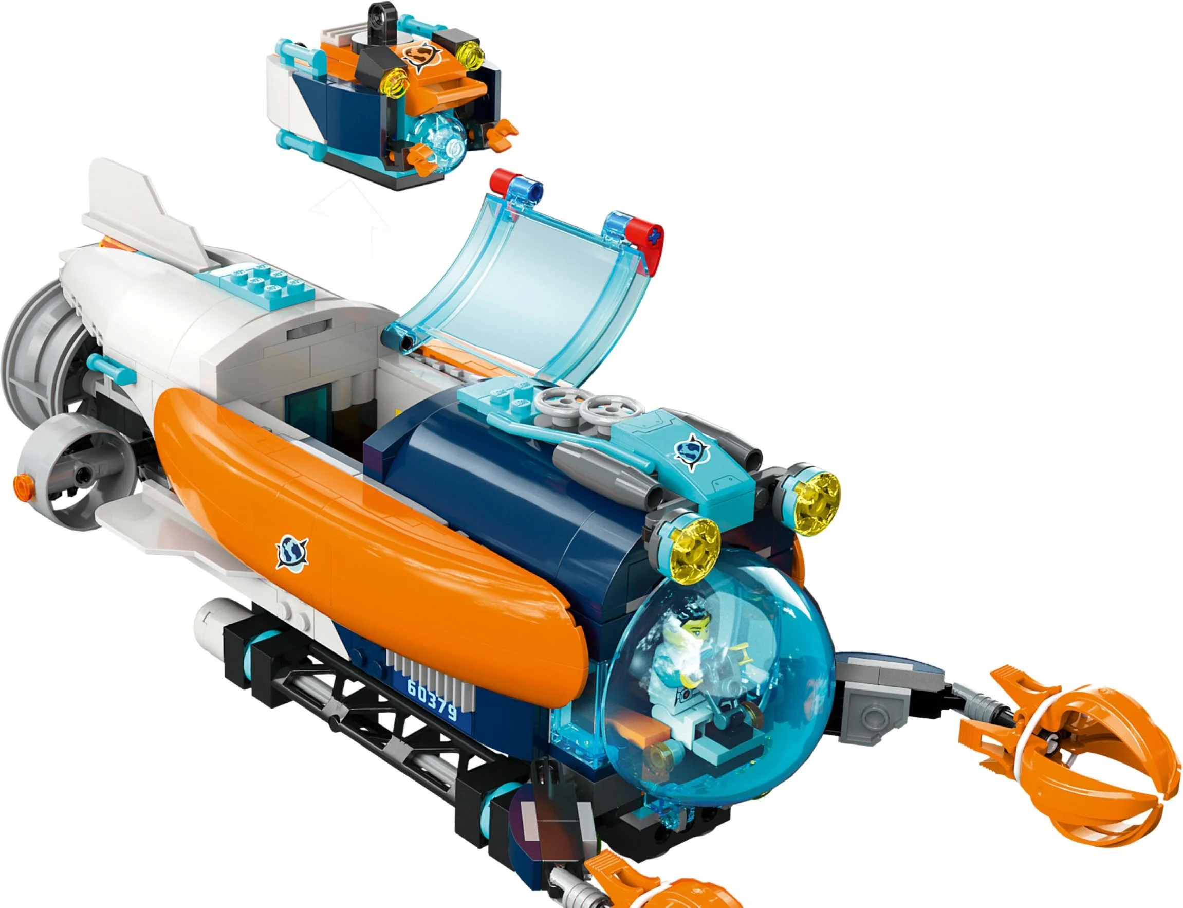 Deep-sea expedition submarine 乐高 LEGO 60379 image 3
