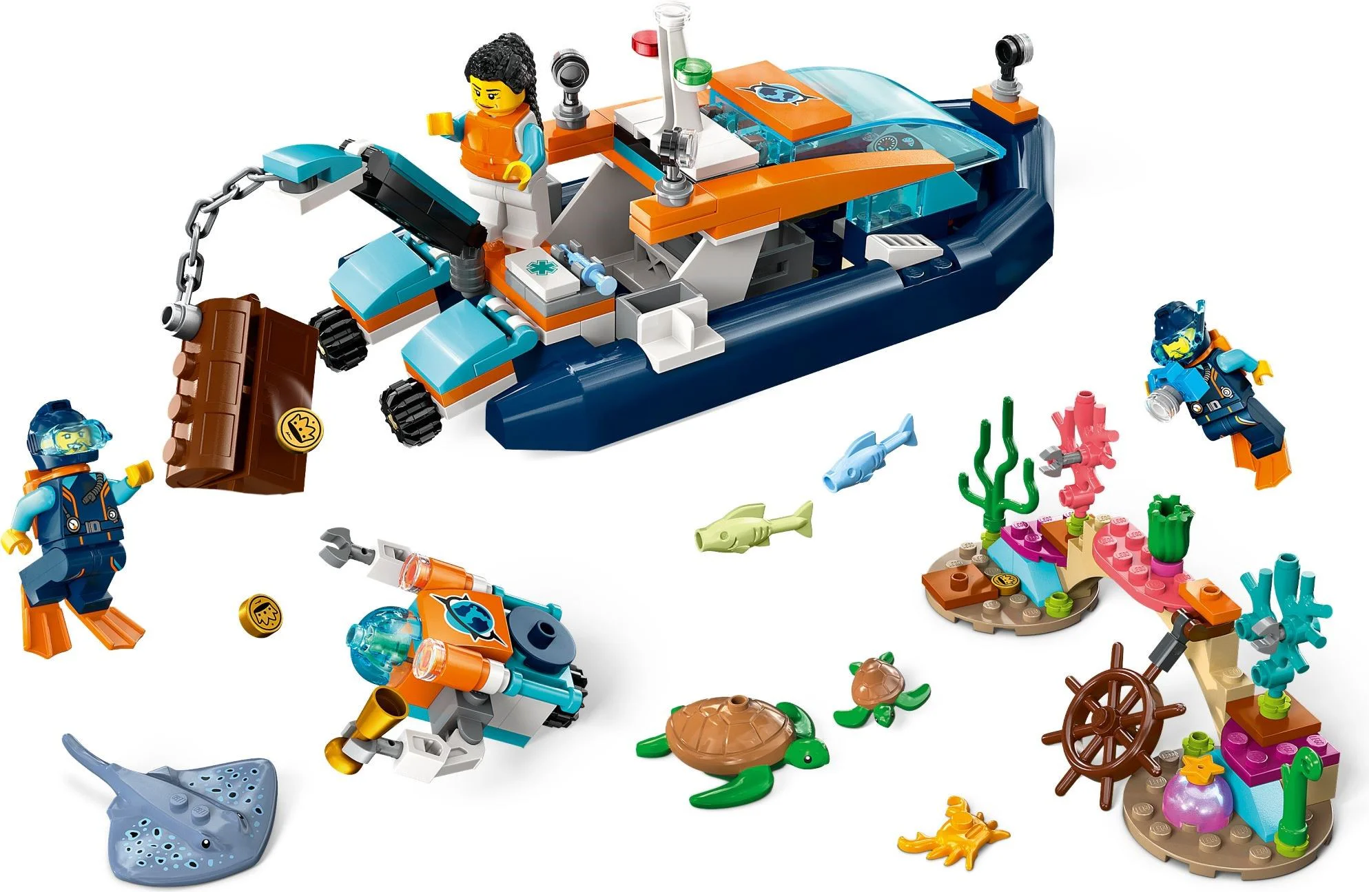 Diving expedition ship 乐高 LEGO 60377 image 3