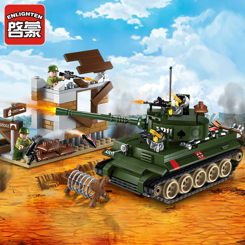 Field series: tank counter-attack 启蒙 QMAN/ENLIGHTEN/Keeppley 1711 image 4