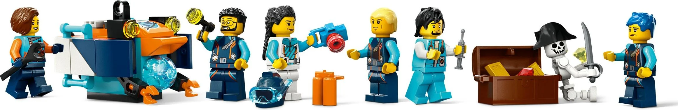 Deep-sea expedition submarine 乐高 LEGO 60379 image 9