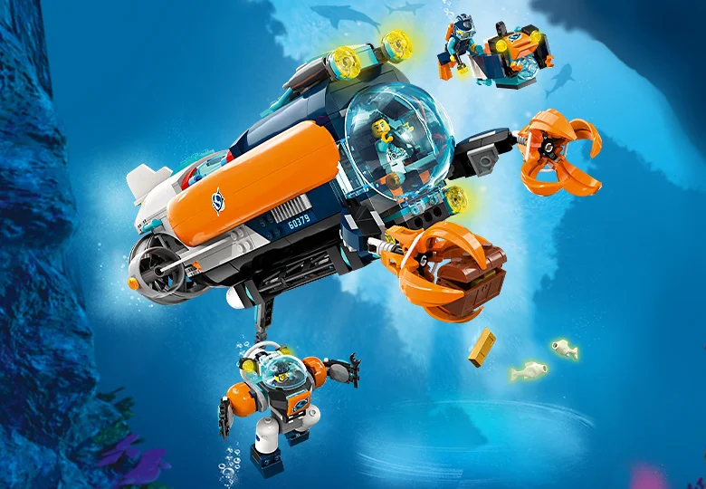 Deep-sea expedition submarine 乐高 LEGO 60379 image 13