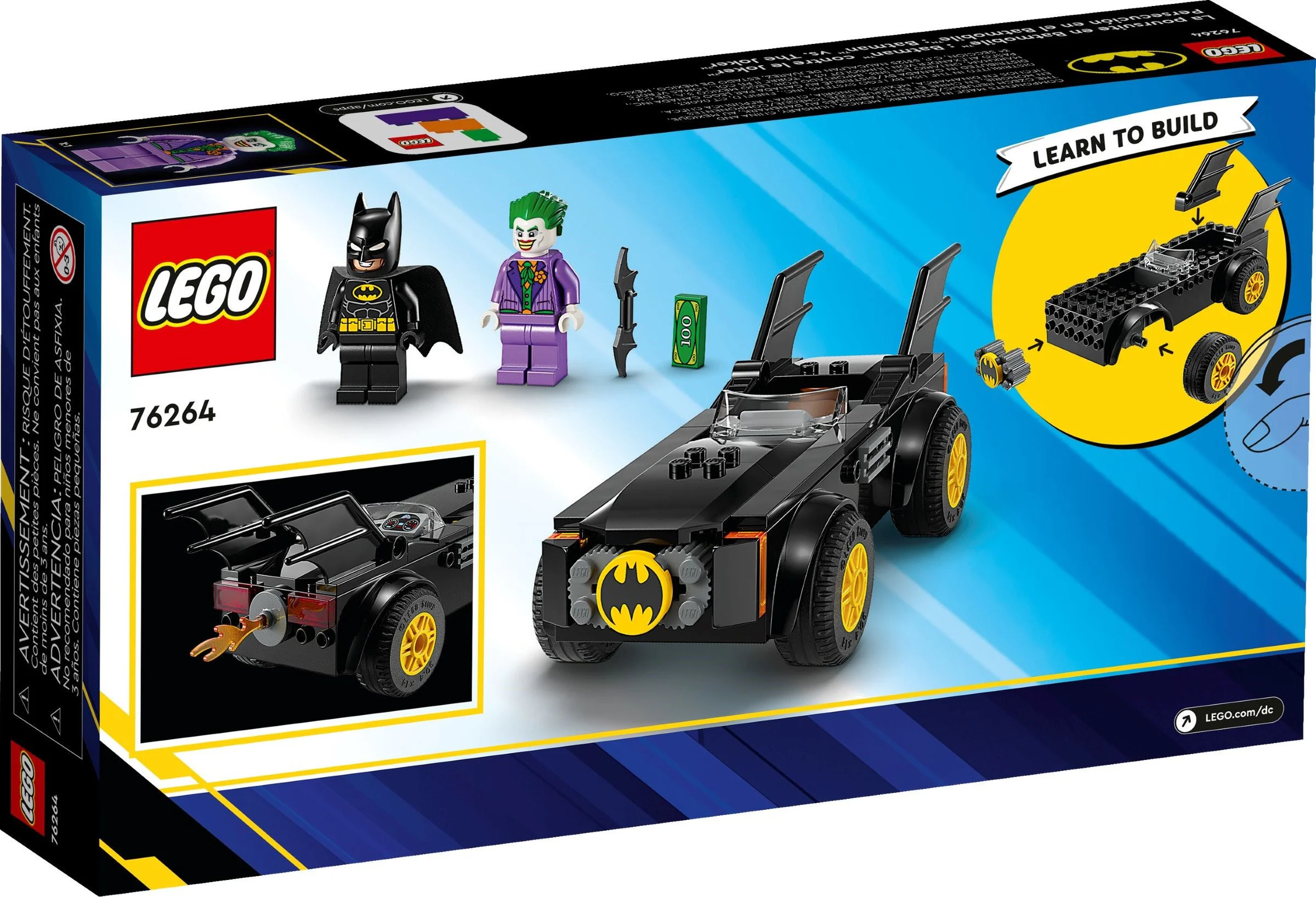 Batman 1989: The Bat Car Chase: Batman Battle Joker 乐高 LEGO 76264 image 6