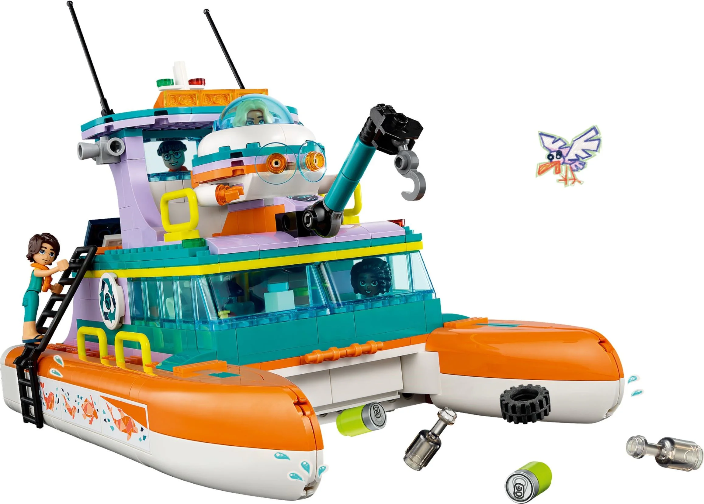 Rescue ship at sea 乐高 LEGO 41734 image 4