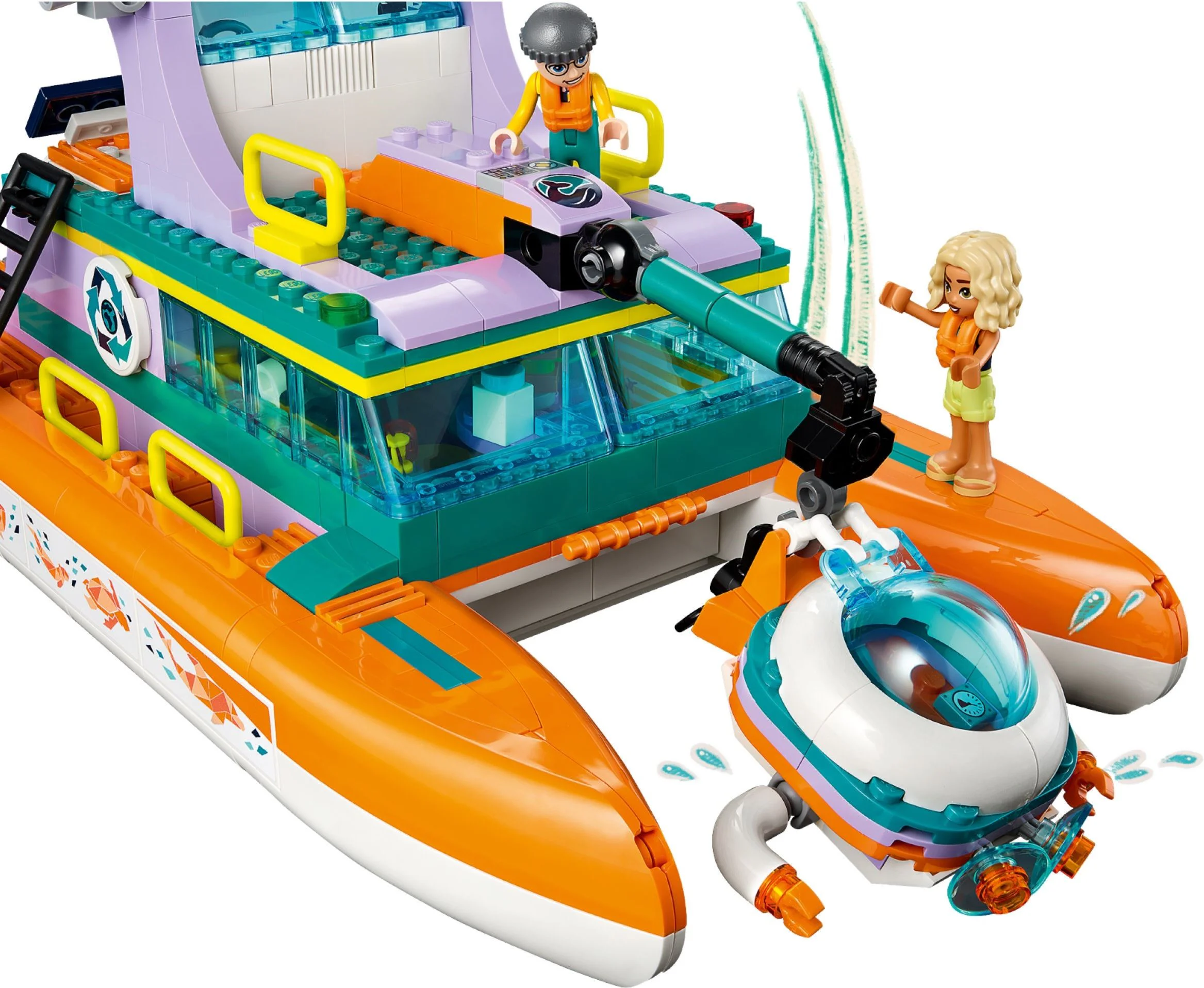 Rescue ship at sea 乐高 LEGO 41734 image 7