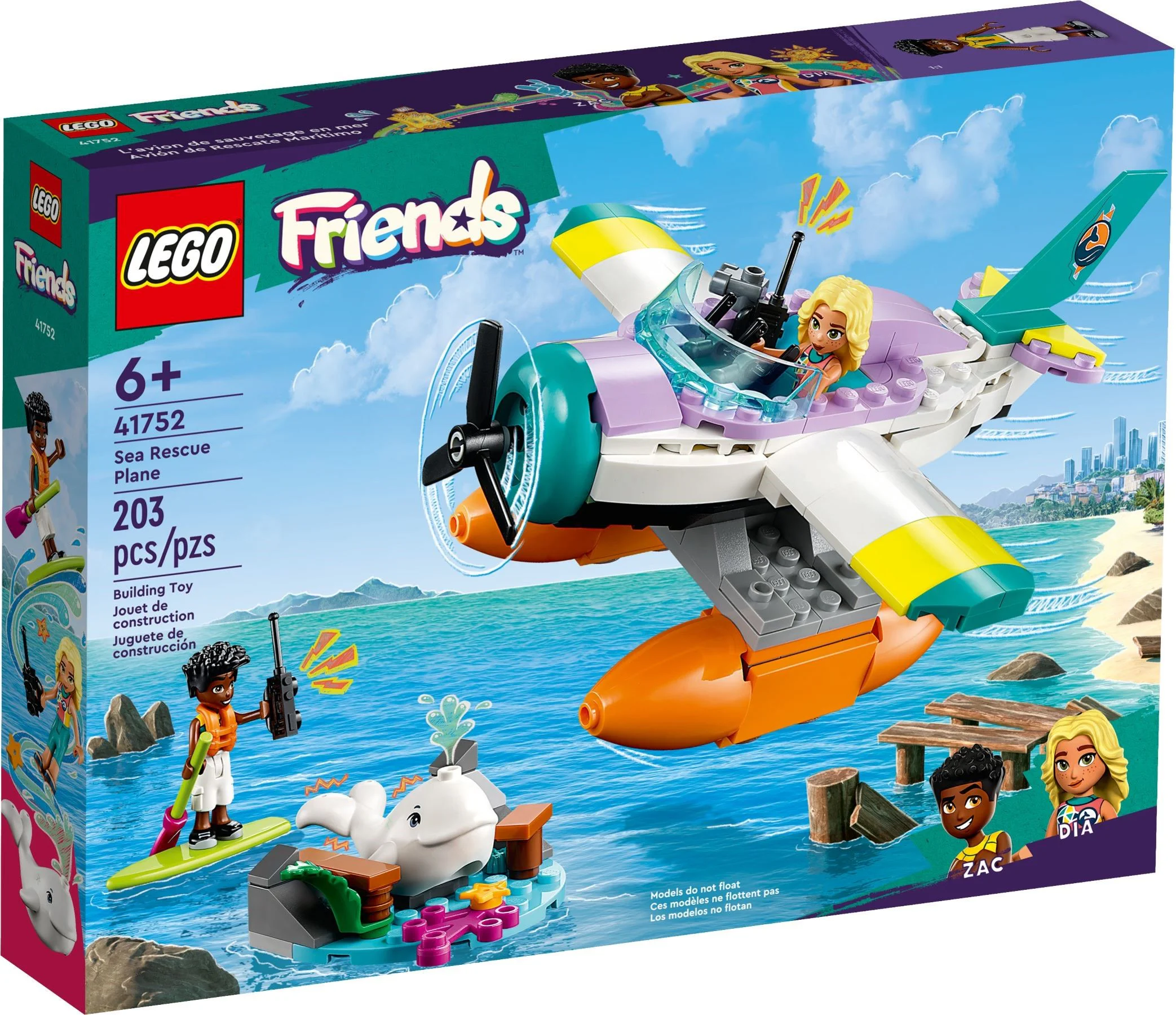 Rescue aircraft at sea 乐高 LEGO 41752 image 1
